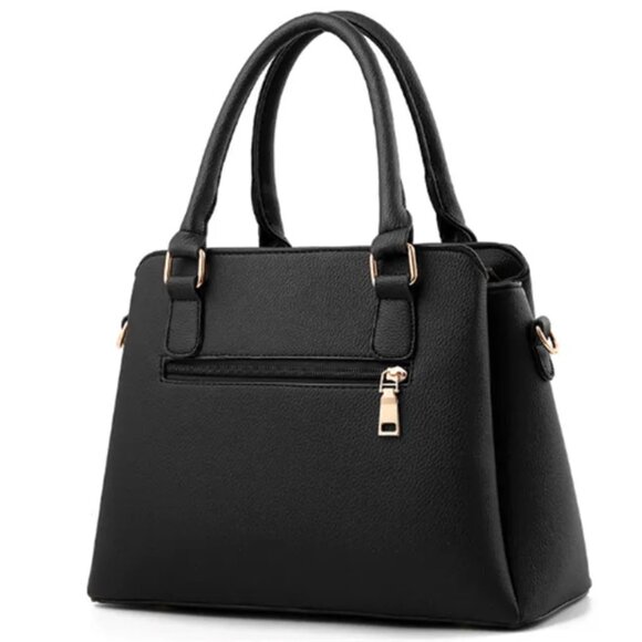 Modern Grace Handbag Leather Top Handle Purse, Pretty in Pink - Picture 9 of 9